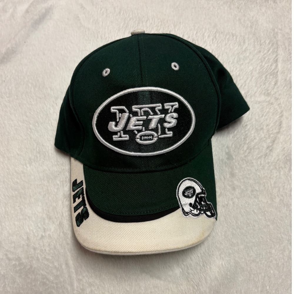 NFL Football Team Apparel New York Jets Hat Green Adjustable Baseball Cap